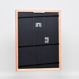 Эффектная деревянная рамка профиль 89 красный 24x30 см антибликовое стекло