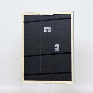 Effect Holzrahmen Profil 89 blau 42x59 cm Antireflexglas