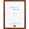 Effect Holzrahmen Profil 89 dunkelbraun 45x60 cm Antireflexglas