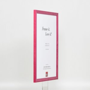 Эффектная деревянная рама профиль 89 фиолетовый 50x50 см антибликовое стекло