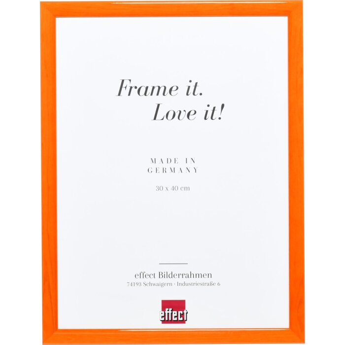 Effect Holzrahmen Profil 89 lachs 50x65 cm Antireflexglas