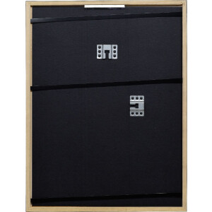 Фоторамка Effect из дерева профиль 2330 черная 40x40 см с антибликовым стеклом