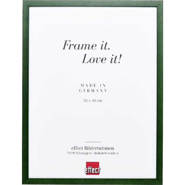 Фоторамка Effect из дерева Профиль Топ S таннензеленый 50x70 см с антирефлексным стеклом