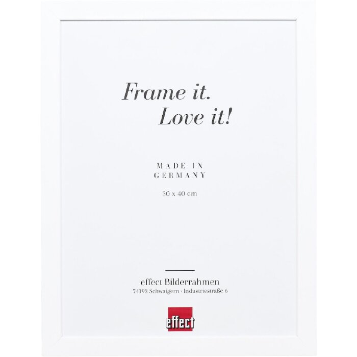 Фоторамка Effect деревянная Profil Top Pro белая 25x70 см с антирефлект-стеклом