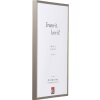 Effect A1 Brandschutzrahmen Alu Serie 2 grau gebürstet 50x100 cm Antireflexglas