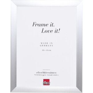 Огнестойкая фоторамка Profil S3 серебристая 18x24 см с антирефлекторным стеклом