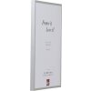 Effect B1 Brandschutz Bilderrahmen Alu Serie 2 silber 20x20 cm Antireflexglas