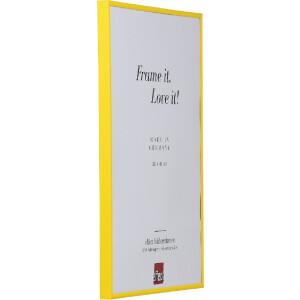 Эффектная пластиковая рамка Арт желтый 28x35 см акриловое стекло