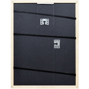 Эффектная деревянная рамка профиль 32 серо-голубой 13x13 см акриловое стекло