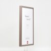 Effect Holzrahmen Profil 35 braun 25x60 cm Acrylglas