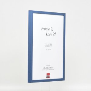 Effect Holzrahmen Profil 35 blau 50x65 cm Acrylglas