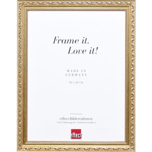 Effect Holz-Barockrahmen Profil 37 antiksilber 25x70 cm...