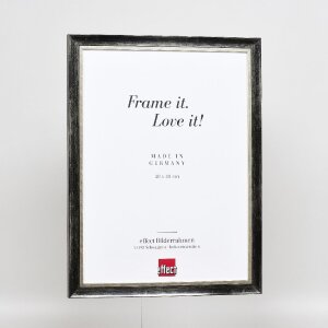 Effect Holz-Bilderrahmen Profil 40 Platin 7x10 cm Acrylglas 0402-0710-32