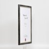 Effect Holz-Bilderrahmen Profil 40 Platin 7x10 cm Acrylglas 0402-0710-32