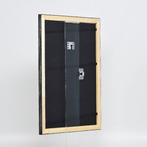 Effect Holzbilderrahmen Profil 40 Silber 9x13 cm Acrylglas