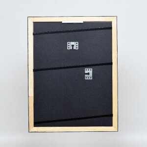 Effect Holz-Bilderrahmen Profil 40 Silber 10x15 cm Acrylglas