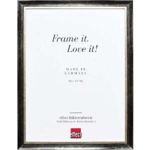 Фоторамка Effect из дерева профиль 40 Платина 45x60 см с...