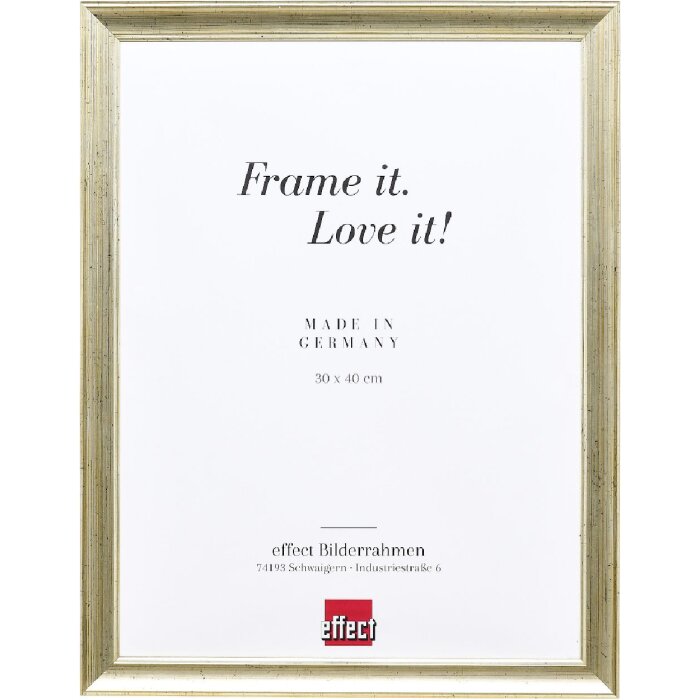 Фоторамка Effect из дерева профиль 41 антиксеребро 40x60 см