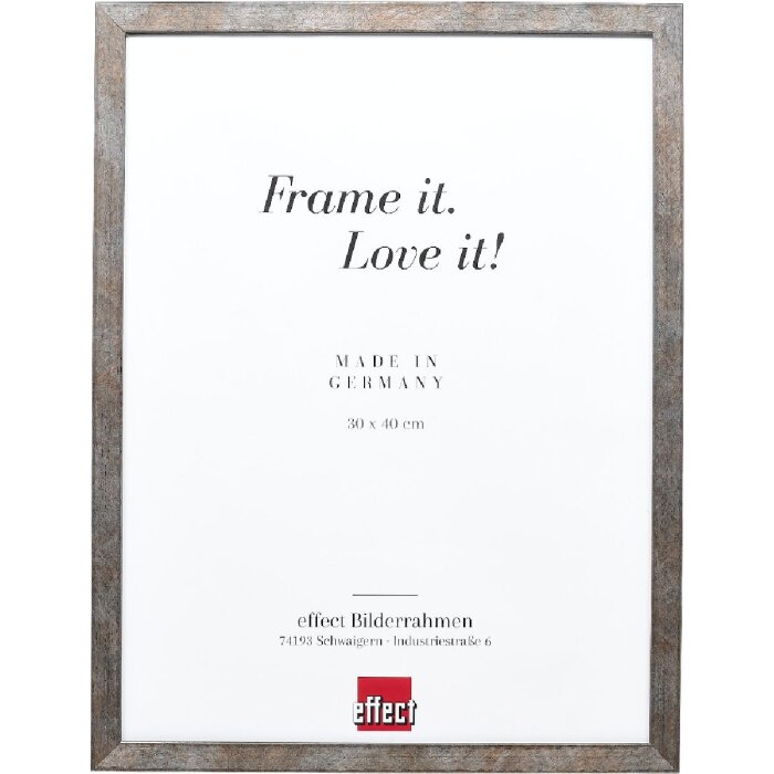 Фоторамка effect из дерева 42 Антрацит 10x10 см