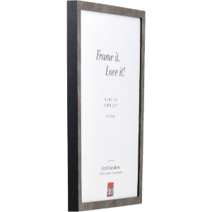 Фоторамка Effect из дерева с профилем 42, акриловое стекло антрацит, 50x75 см