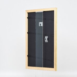 Effect Holz-Bilderrahmen Profil 43 gold 7x10 cm Kunstglas