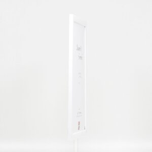 Effect Holz-Bilderrahmen Profil 43 weiß hochglanz 7x10 cm Kunstglas