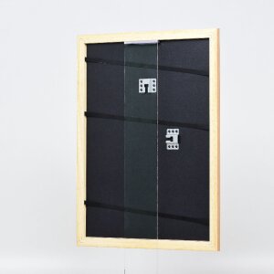 Effect Holz-Bilderrahmen Profil 43 natur 7x10 cm Kunstglas