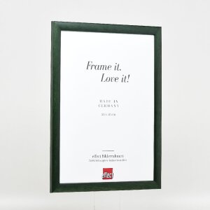 Effect Holz-Bilderrahmen Profil 43 tannengrün 9x13 cm Kunstglas