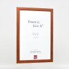 Effect Holz-Bilderrahmen Profil 43 braun 30x45 cm Kunstglas