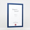 Effect Holz-Bilderrahmen Profil 43 royalblau 35x50 cm Kunstglas
