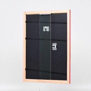 Effect Holzbilderrahmen Profil 43 Lachs 40x40 cm Kunstglas