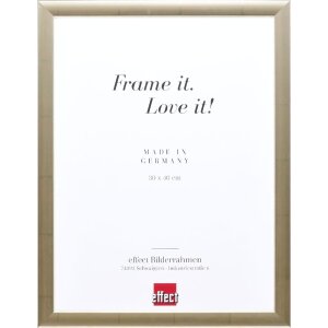 Effect Holz-Bilderrahmen Profil 43 silber 40x60 cm Kunstglas