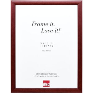 Фоторамка Effect из дерева, профиль 43, красная, 50x60...