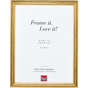 Фоторамка Effect из дерева профиль 44 золотая 18x32 см...