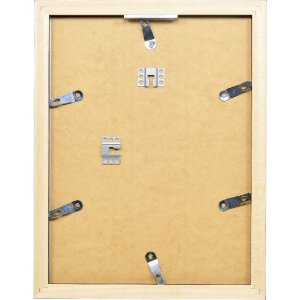 Effect Holz Bilderrahmen Profil 52 dunkelbraun 13x13 cm Kunstglas