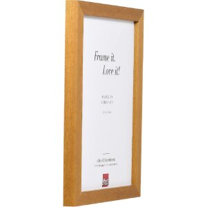 Effect Holz-Bilderrahmen Profil 52 eichefarben 30,5x91,5 cm Kunstglas