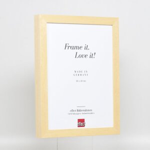 Effect Holz-Bilderrahmen Profil 55 natur 13x13 cm Kunstglas