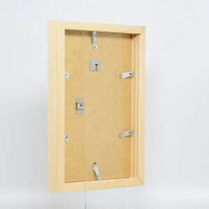 Effect Holz-Bilderrahmen Profil 55 natur 50x50 cm Kunstglas