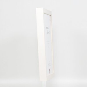 Effect Holz-Bilderrahmen Profil 55 weiß 59,4x84,1 cm Kunstglas