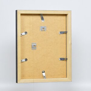 Effect Holz-Bilderrahmen Profil 55 schwarz 61x91,5 cm Kunstglas