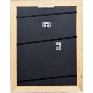 effect Holzrahmen Profil 63 Barock braun 25x50 cm mit Kunstglas