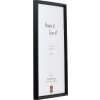 Effect Holzbilderrahmen Profil 69 Schwarz 28x35 cm mit Kunstglas