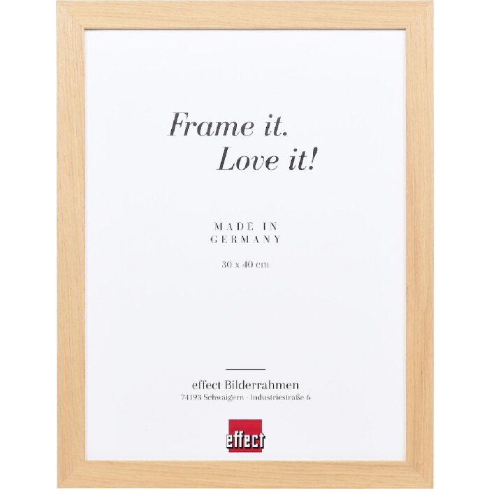 Effect Holzrahmen Profil 71 eiche 15x20 cm Kunstglas