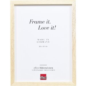 Effect Holz-Bilderrahmen Profil 74 natur 13x18 cm Kunstglas