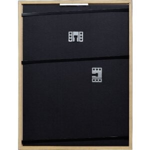 Effect Holzrahmen Profil 2330 schwarz 20x28 cm mit Kunstglas