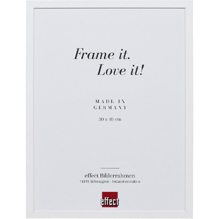 Фоторамка Effect из дерева профиль 2330 белая 35x50 см