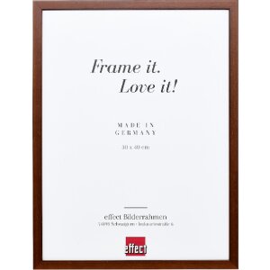 Effect Holzrahmen Profil Top S braun 24x30 cm Kunstglas