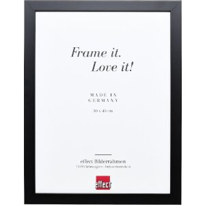 Effect Holzrahmen Profil Top Pro schwarz 30,5x91,5 cm...