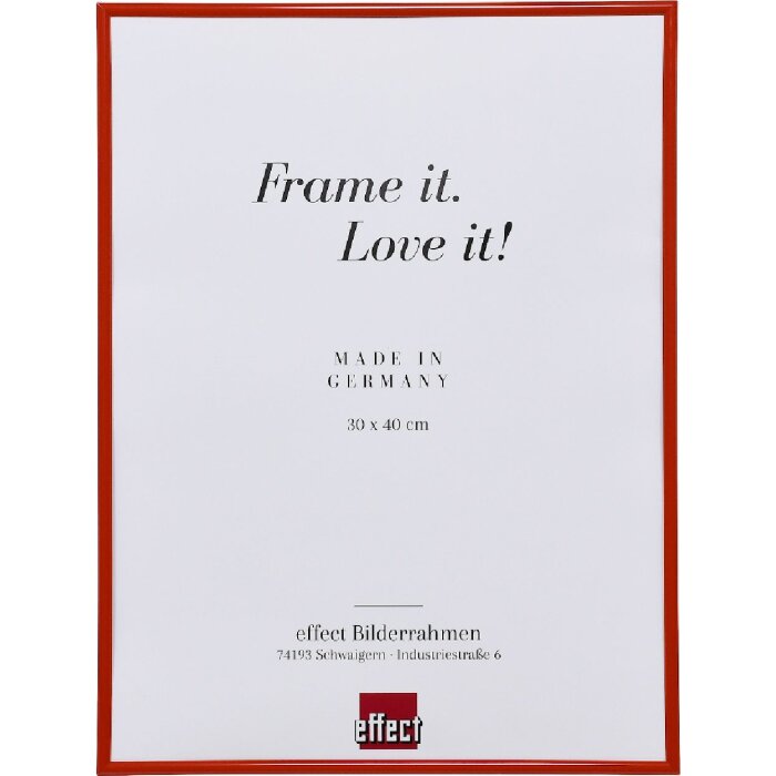 Art Effect Puzzlerahmen Acrylglas rot 40x40 cm für Puzzle bis 40x40 cm