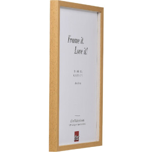 Эффектная деревянная рама профиль 35 дуб 21x29,7 см обычное стекло + разделитель